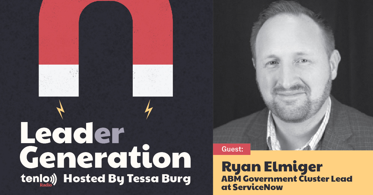 Ryan Elmiger, ABM Expert,  on Leader Generation radio with host Tessa Burg