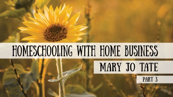 Homeschooling and Home Business - Interview with Mary Jo Tate on the Schoolhouse Rocked Podcast