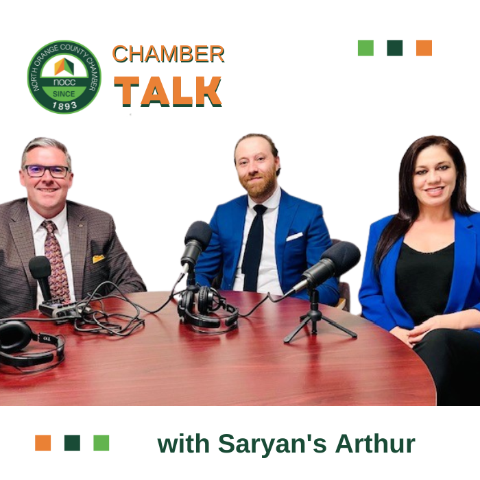 Chamber Talk with NOCC Chamber Members Arthur and Virginia Saryan of Saryan’s Arthur sharing their story.