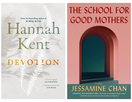 Covers of Devotion and The School for Good Mothers