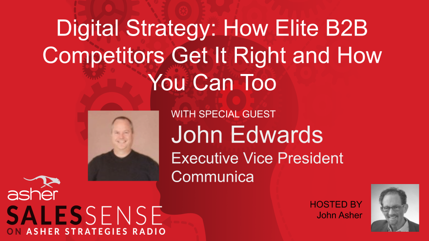 John Edwards Communica on Asher Sales Sense