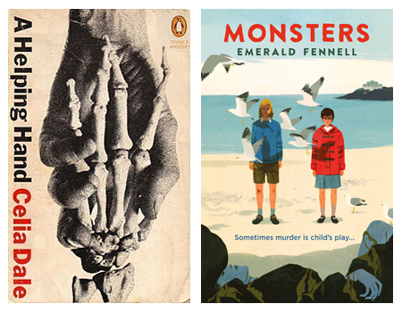 Covers of A Helping Hand by Celia Dale and Monsters by Emerald Fennell