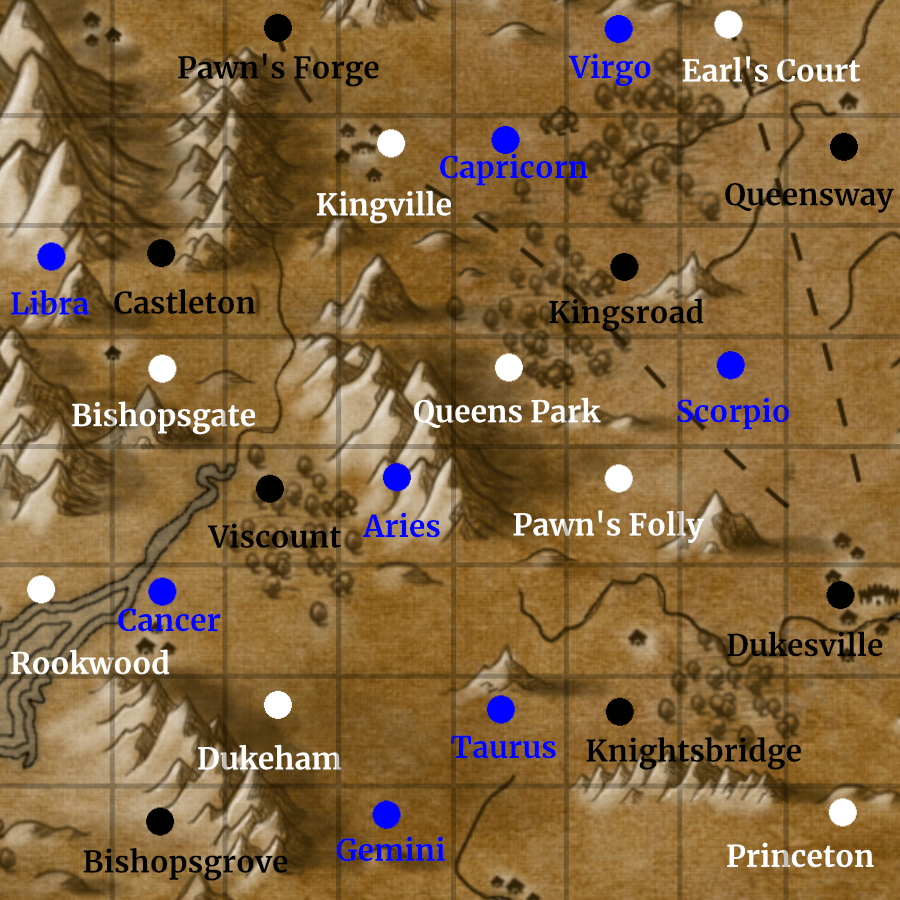 Observatory map