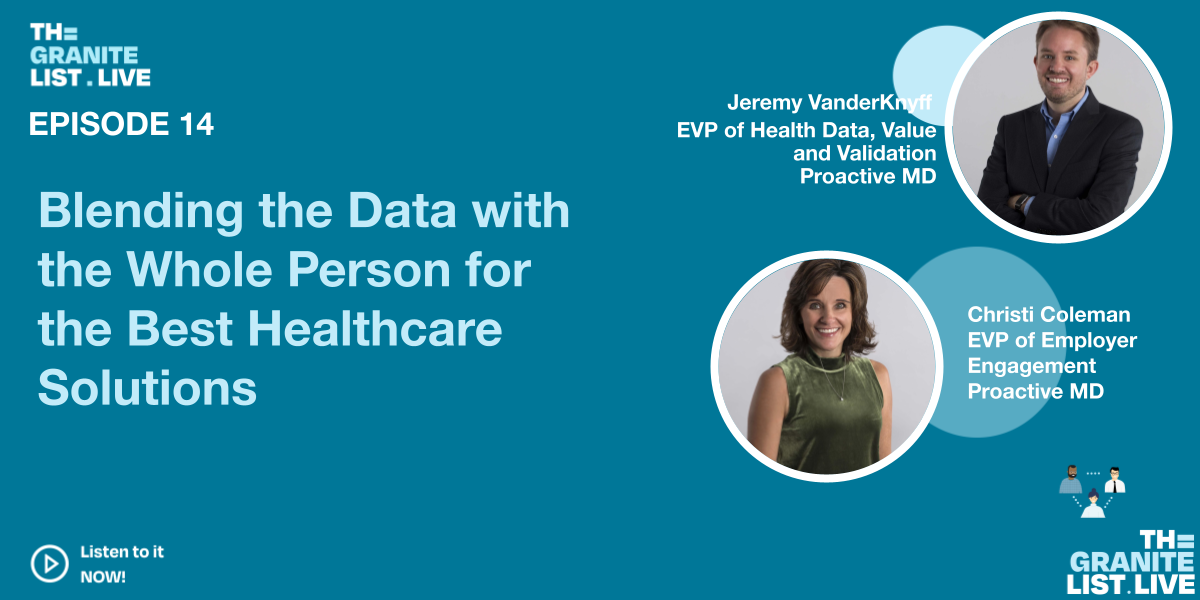 Proactive MD Blending the Data with the Whole Person for the Best Healthcare Solutions
