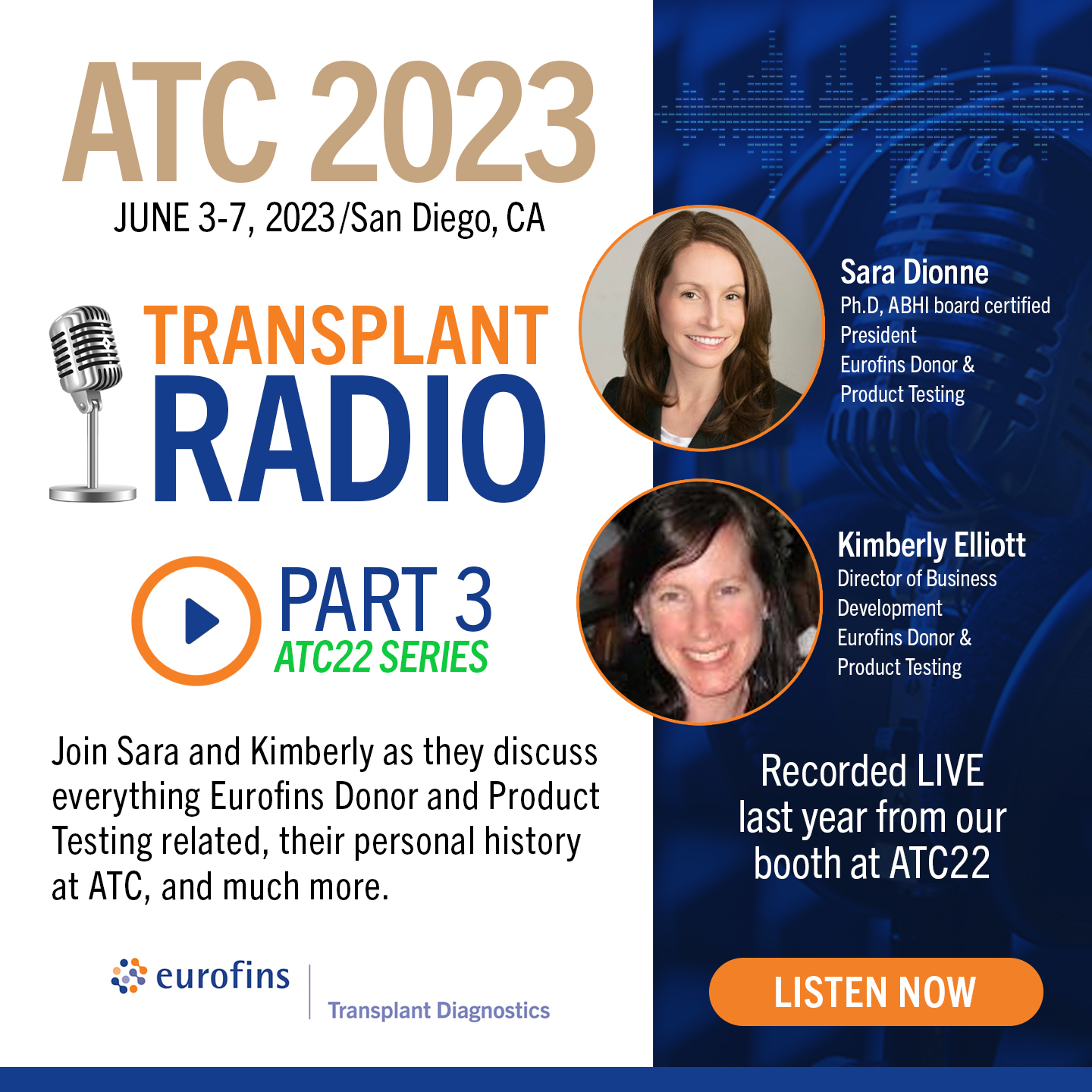 Transplant Radio Interview from ATC American Transplant Congress