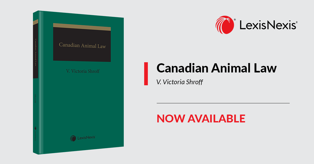 Canadian Animal Law Book Now Available