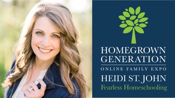 Heidi St. John - Fearless Homeschooling Video