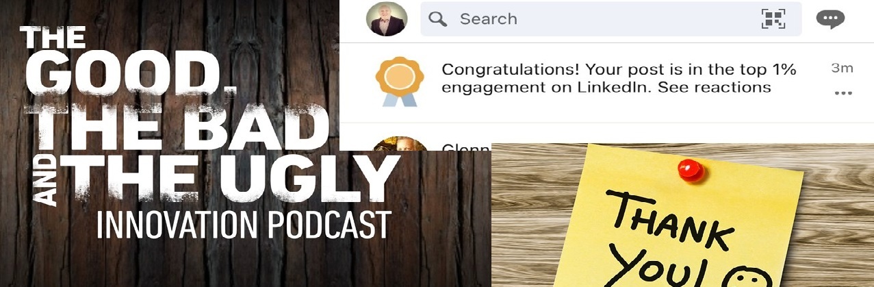 Good, Bad and Ugly Innovation - Entrepreneurs, their stories and their music in 20 minutes - from Nettzer - Digital Selling Channels - Top 1% Engagement on LinkedIn