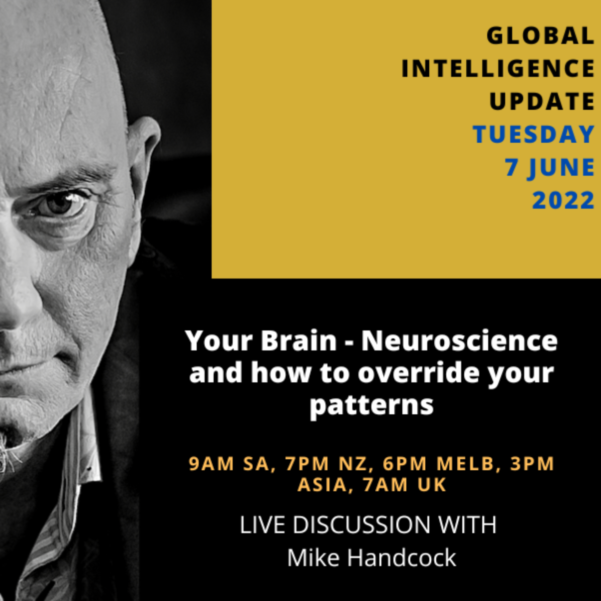 Your Brain - Neuroscience and how to override your patterns with Mike Handcock