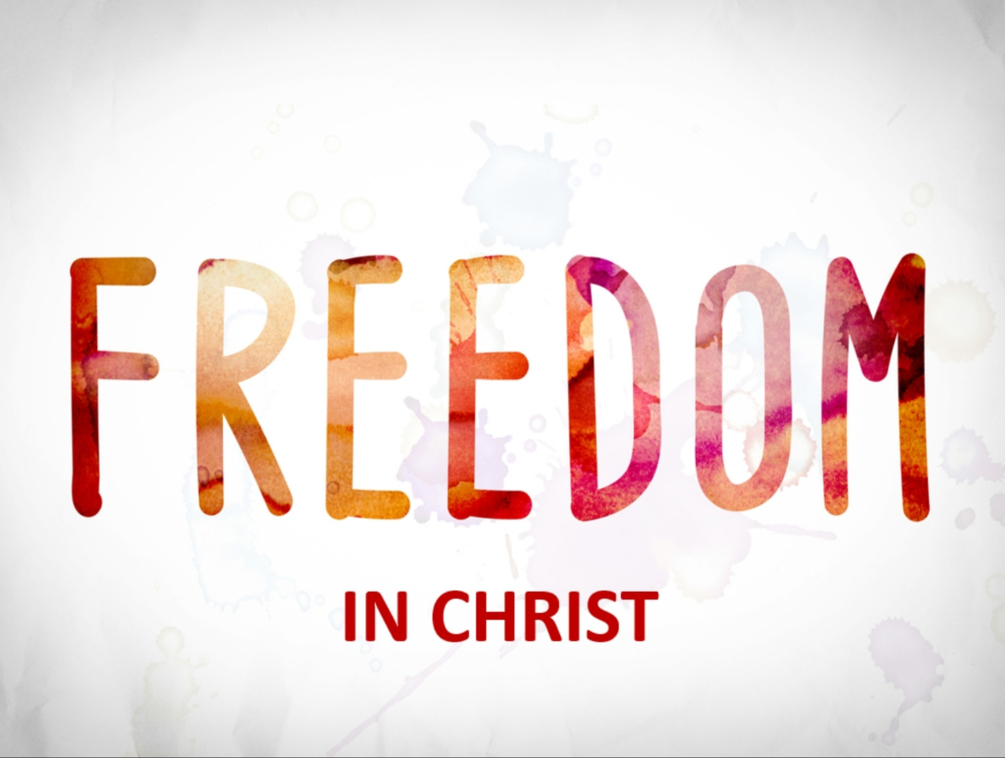 There is a freedom in Christ