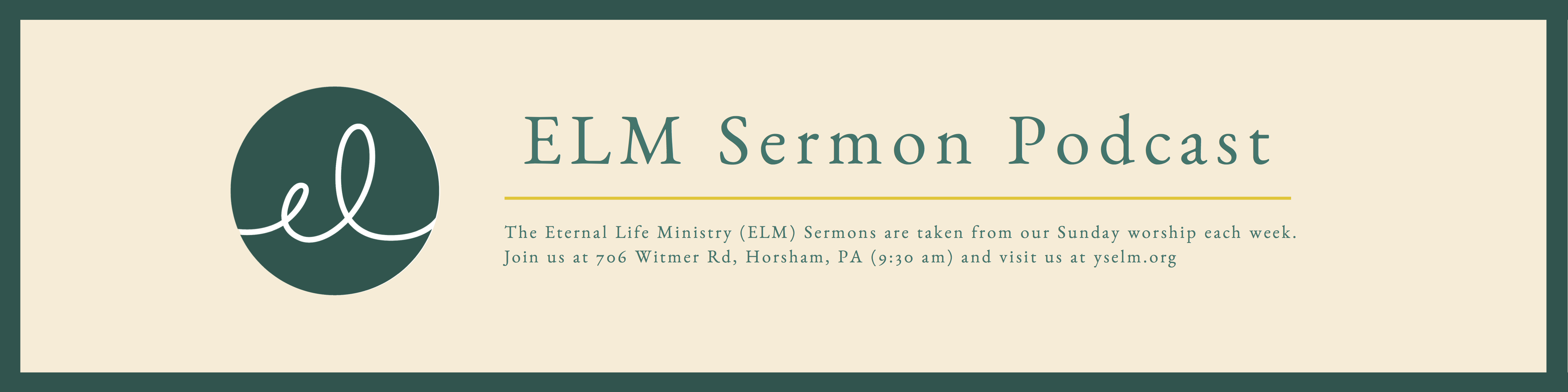 ELM Church Sermon Podcast