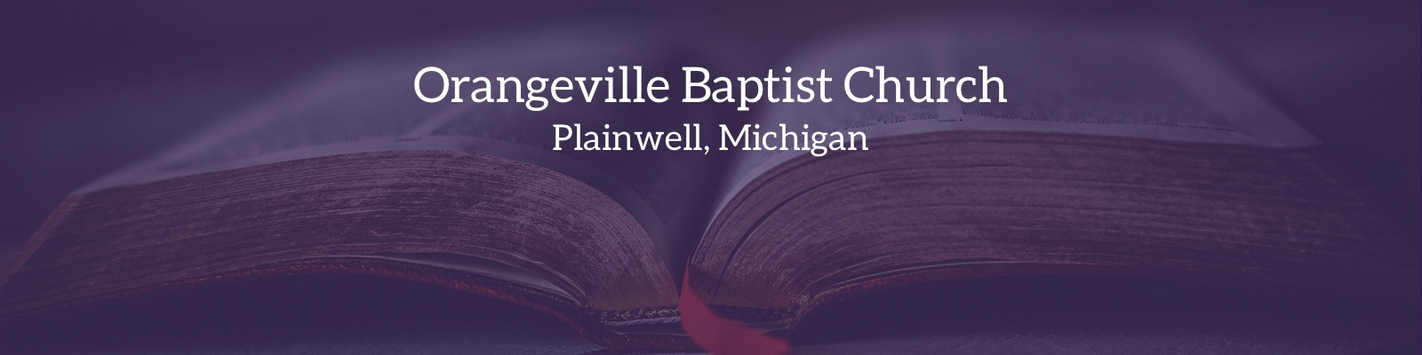 Orangeville Baptist Church Sermon Podcast
