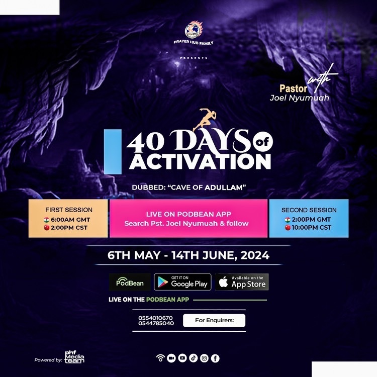40 DAYS OF PROPHETIC ACTIVATION 💫🔥💫🙏