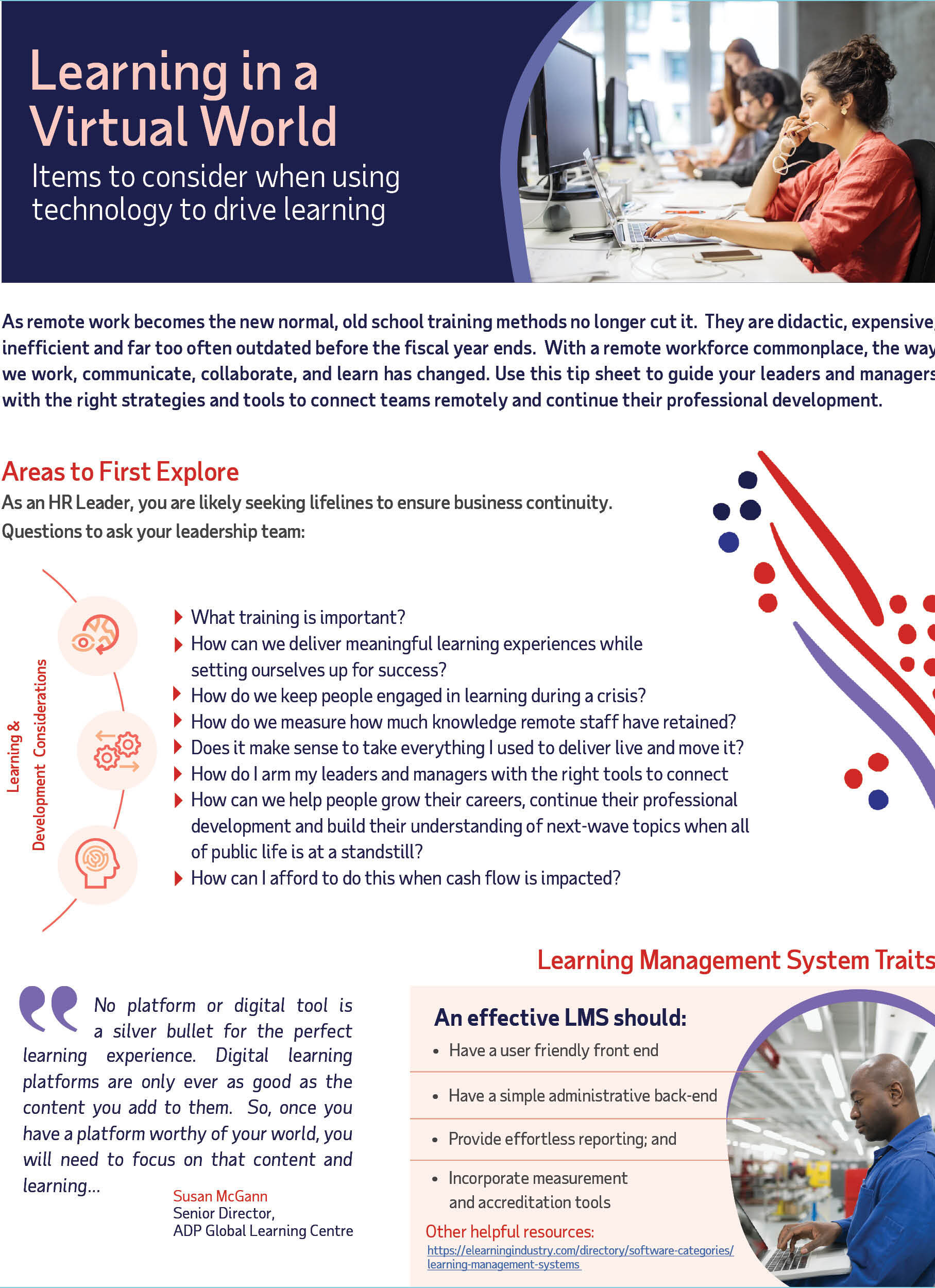 Learning & Development Tip Sheet