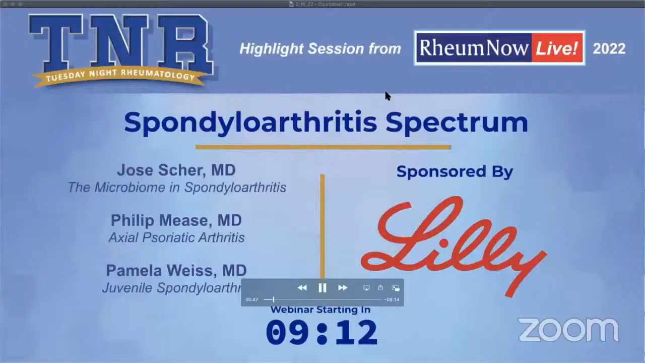 RNL 2022- Spondyloarthritis Spectrum