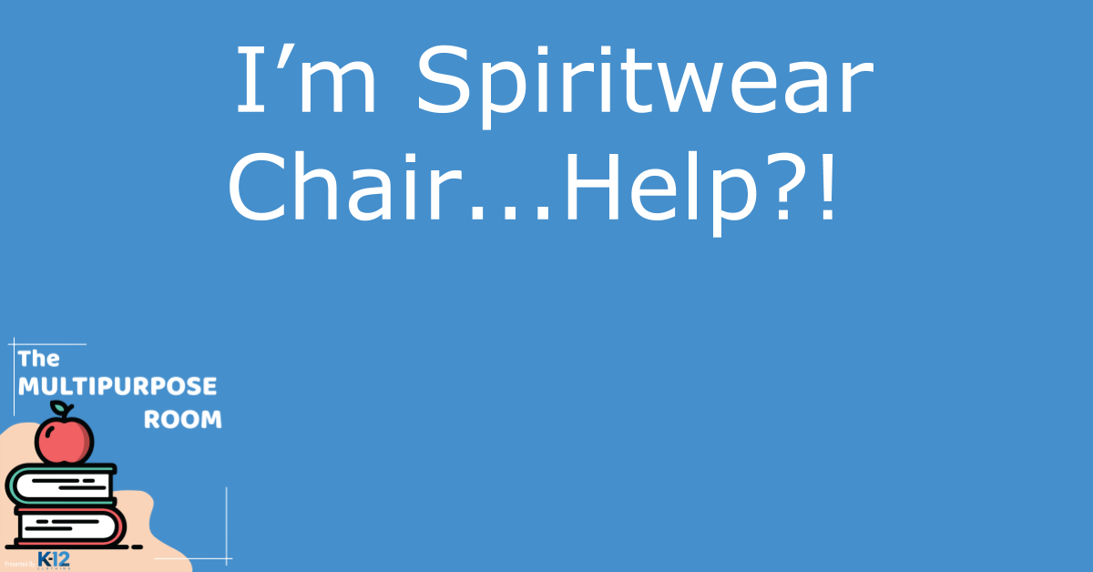 I'm spiritwear chair... help!