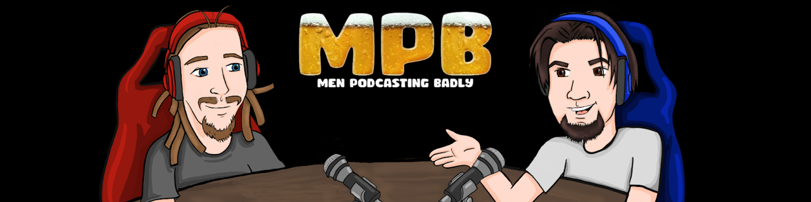 Men Podcasting Badly