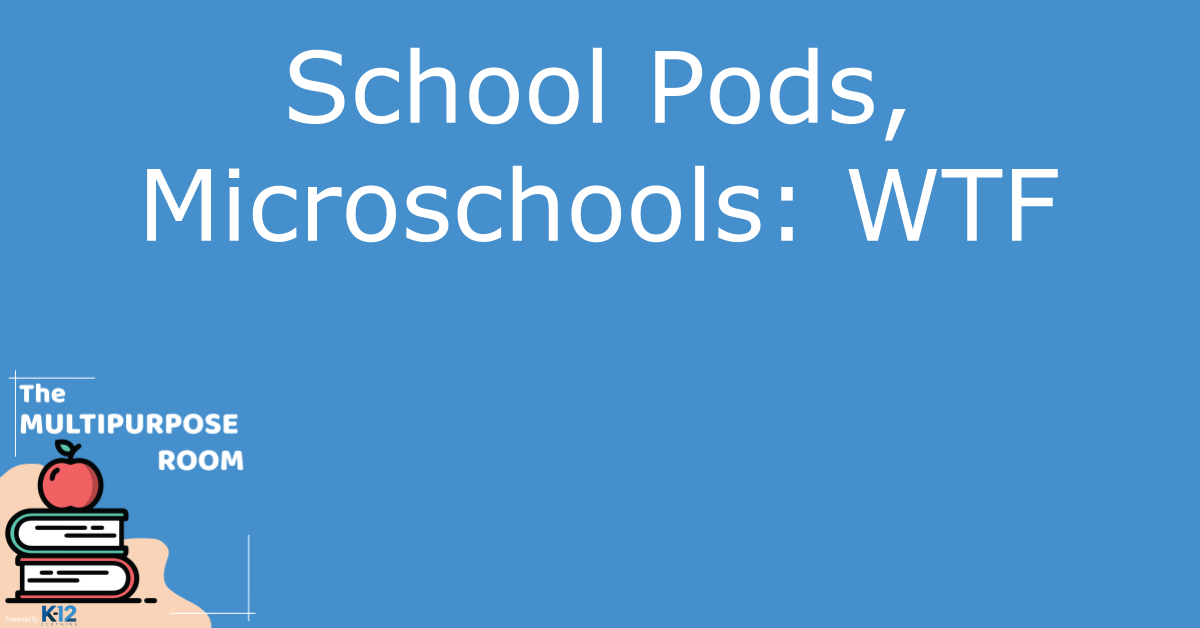 School Pods, Mircroschools - WTF?