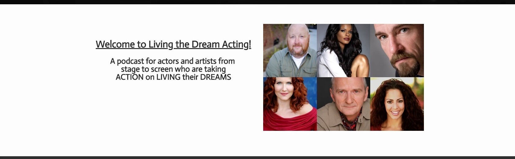 Living the Dream Acting header image 1