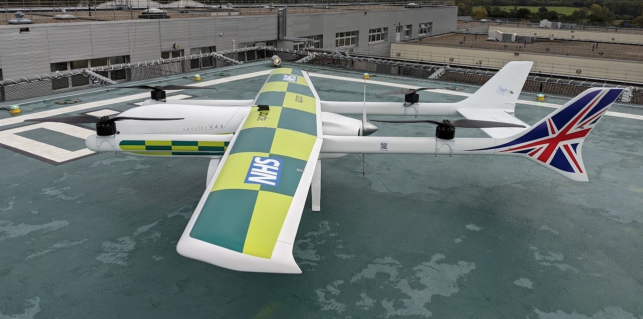 Un-crewed-drone-on-Isle-of-Wight-helipadcropp...