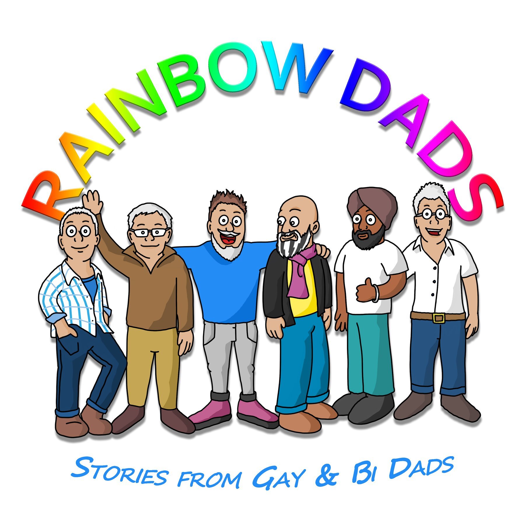 Rainbow Dads nominated for Best Wellbeing Podcast (British Podcast Awards)2020 header image 1
