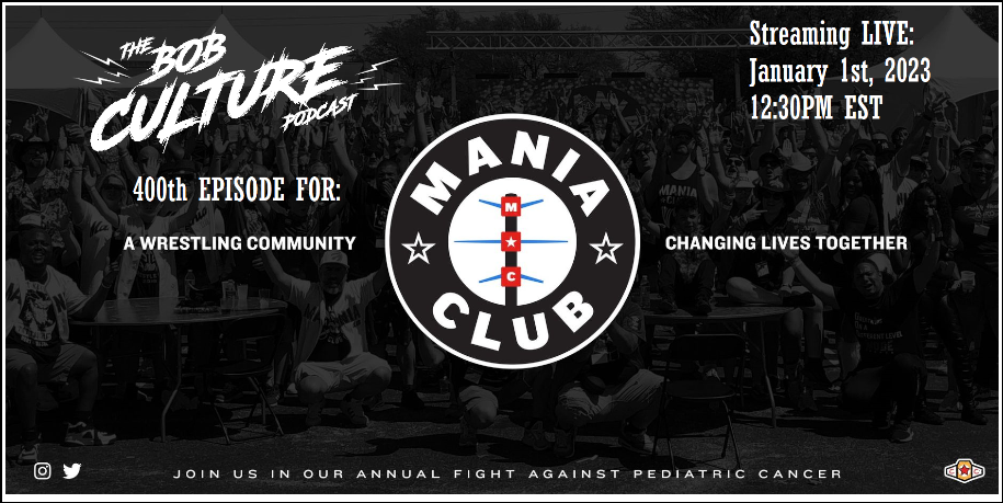 BCP 400th Episode for Connor’s Cure / Mania Club