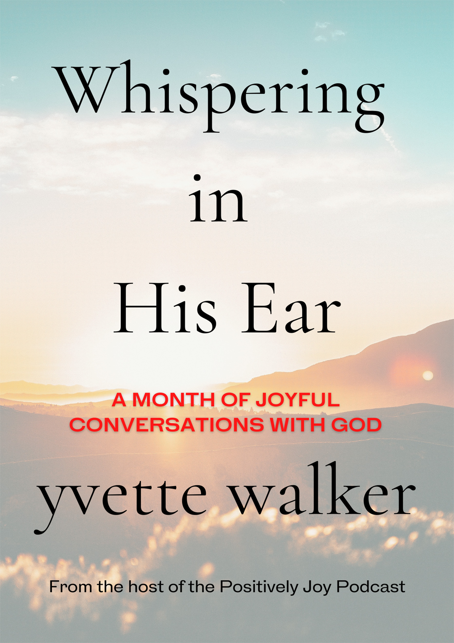 Whispering in His Ear devotional cover